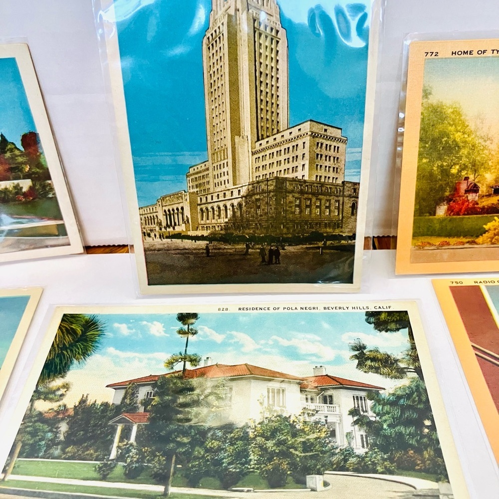 California Assorted  1930-60’s Post Card Lot(15)  Minor Marks Read Unposted - Picture 5 of 13